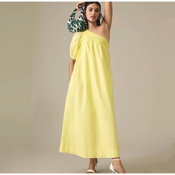 Anthropologie Dresses & Skirts - Anthropologie Women's Maeve Yellow One-Shoulder Maxi Dress